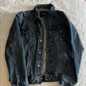 Express Dark Blue Denim Jacket
